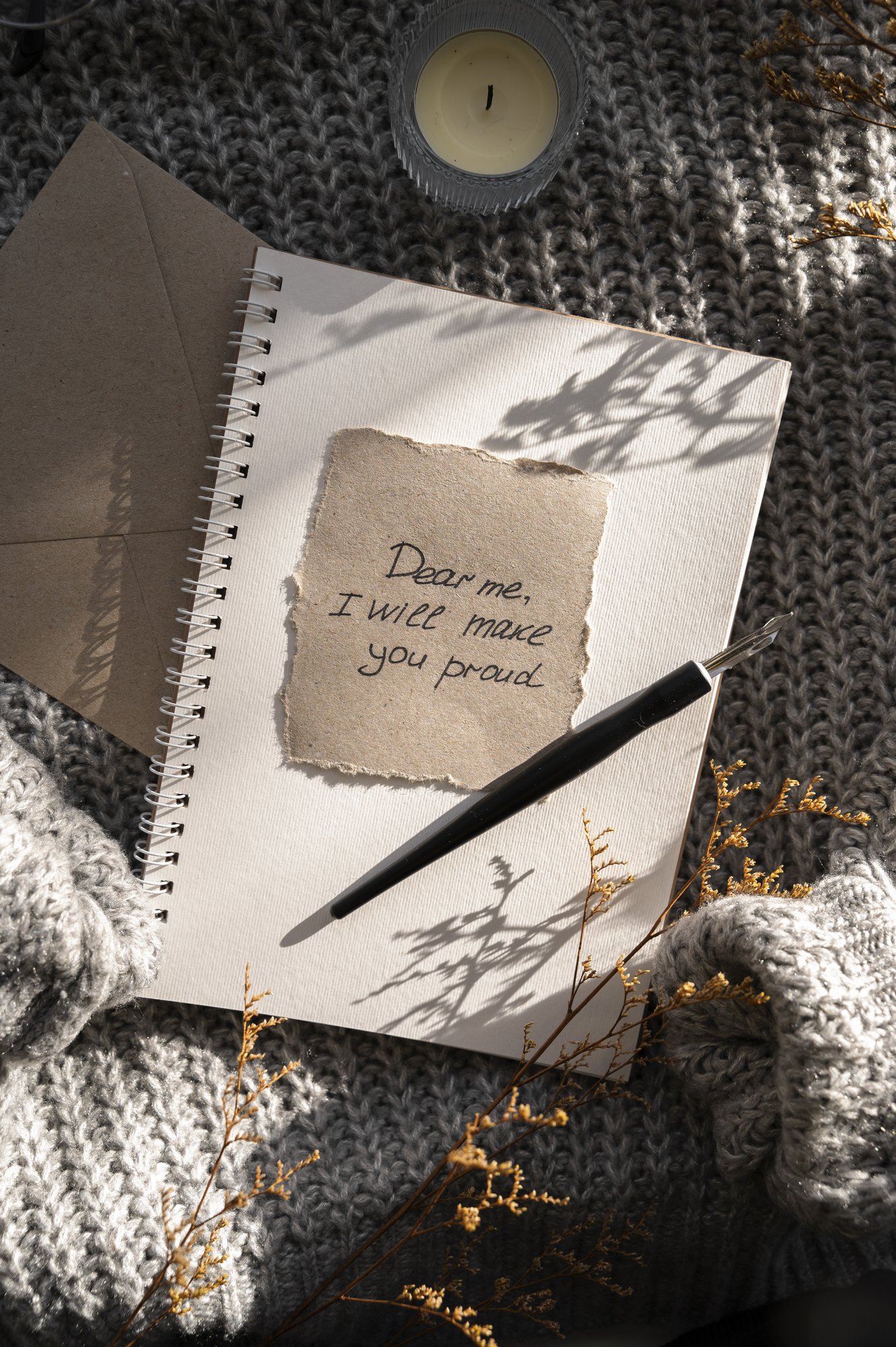 Sunflower notebook in use